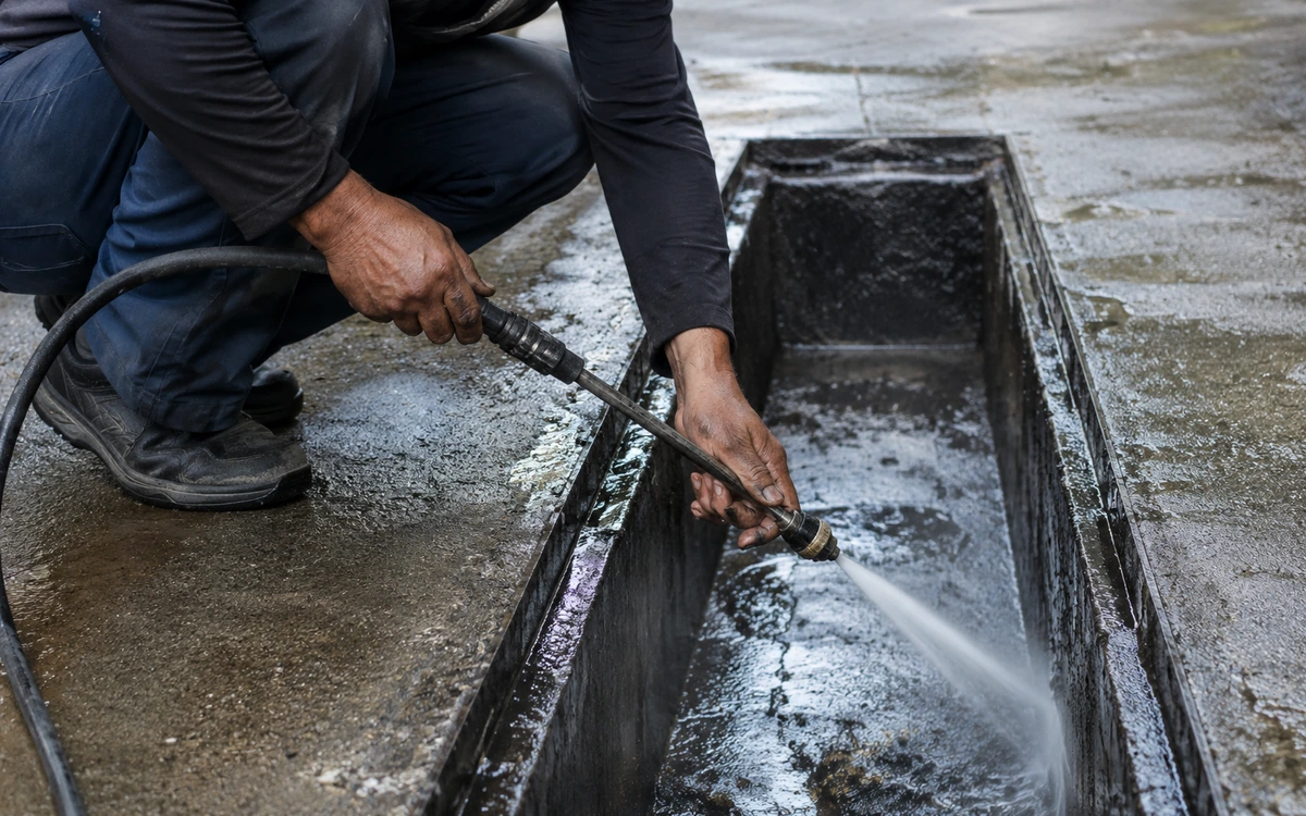 Car wash pit cleaning contractor